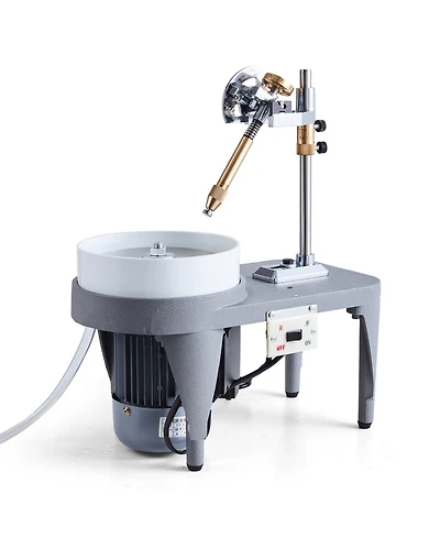 Sevorley Gem Faceting Machine, 180W 2800 Rpm Jade Grinding and Polishing Machine with Faceted Manipulator