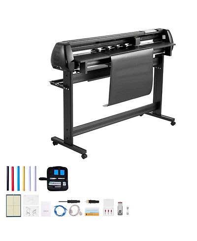 Sevorley Dual Blade Vinyl Cutter Plotter with Stand and Sticker Kit