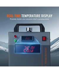 Sevorley Cw-3000 Industrial Water Chiller, 12L Tank, 80W Laser Cooling System