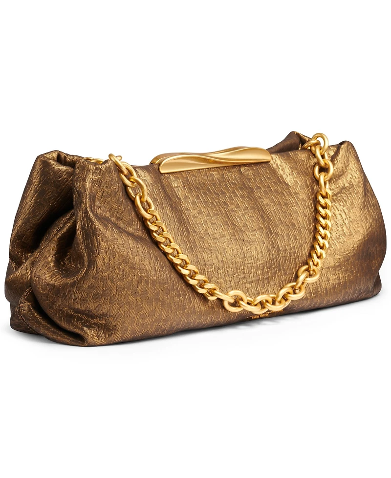 Donna Karan New York Poplin Extra-Large Clutch Handbag