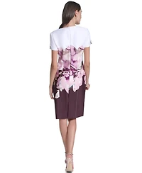 Calvin Klein Women's Crew Neck Midi Dress