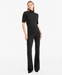 Kobi Halperin Women's Meghan High-Waisted Flared Pull-On Pants