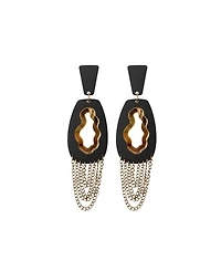Swanky Designs Nivea Chain Dangle Statement Earrings