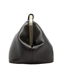 Mango Women's Metallic Details Large Clutch