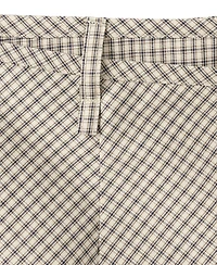 Mango Women's Plaid Tie-Waist Skort, 2.68" Inseam