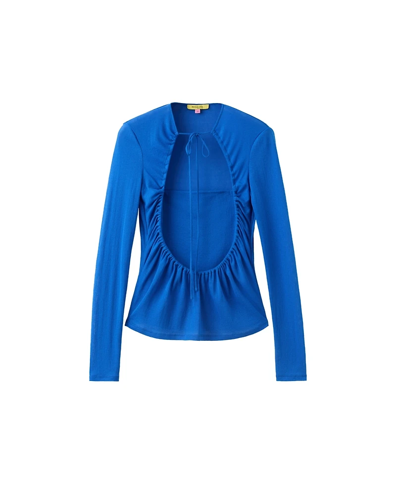 Mango Women's Gathered Opening Overlay Top