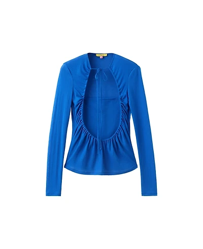 Mango Women's Gathered Opening Overlay Top