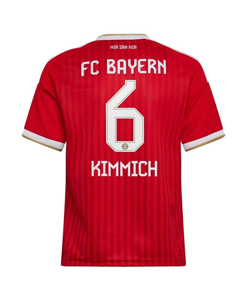 Adidas Big Boys and Girls Joshua Kimmich Red Bayern Munich 2026/27 Home Replica Jersey