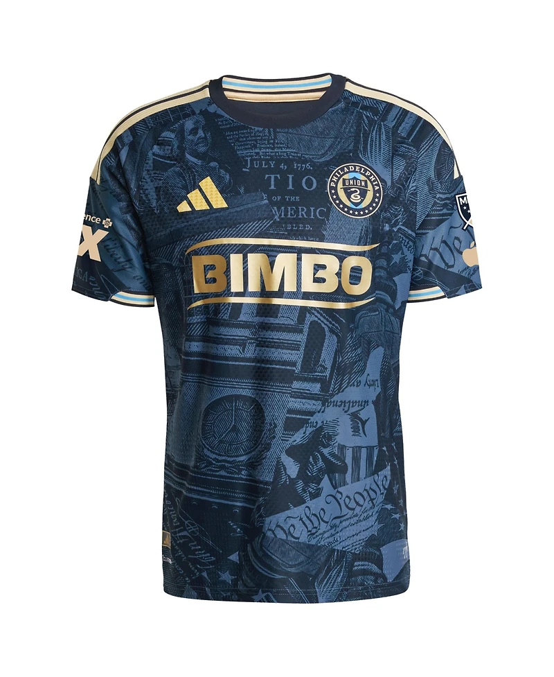 Adidas Men's Cavan Sullivan Navy Philadelphia Union 2026 1776 Kit On-Field Authentic Patch Jersey