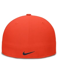 Nike Men's Orange Houston Astros Wordmark Dri-fit Round Bill True Fitted Hat