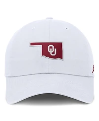 Jordan Men's White Oklahoma Sooners Club Dri-fit Adjustable Hat