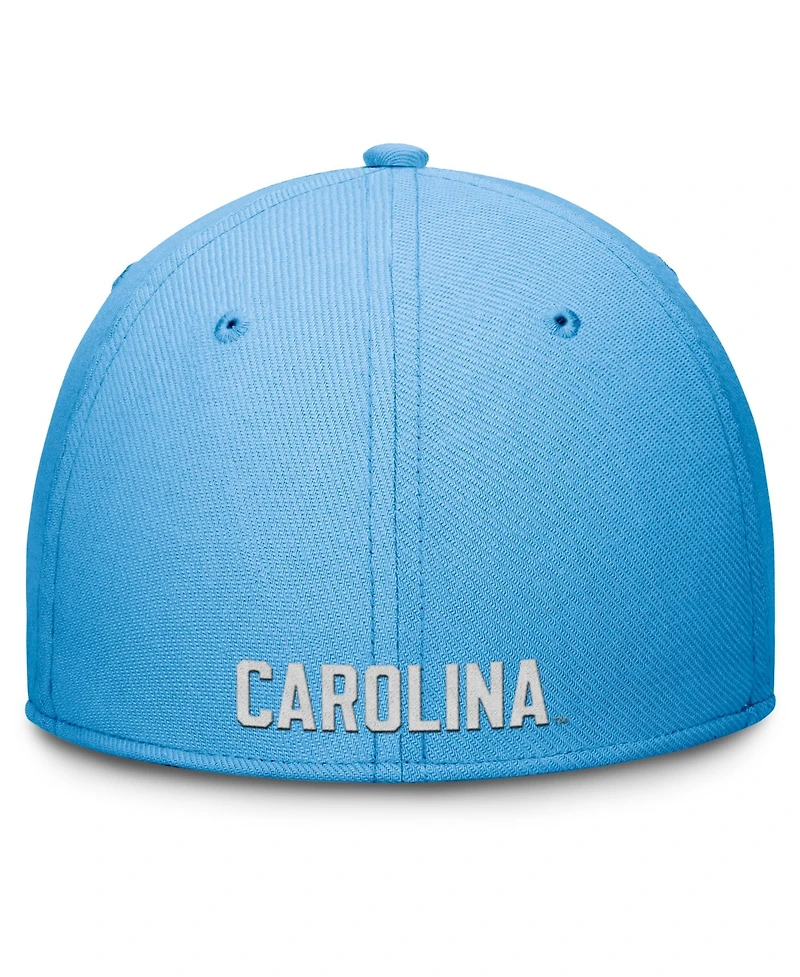 Jordan Men's Carolina Blue North Tar Heels Rise Swoosh Dri-fit Flex Hat