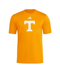 Adidas Men's Tennessee Orange Volunteers Primary Logo Poly T-Shirt