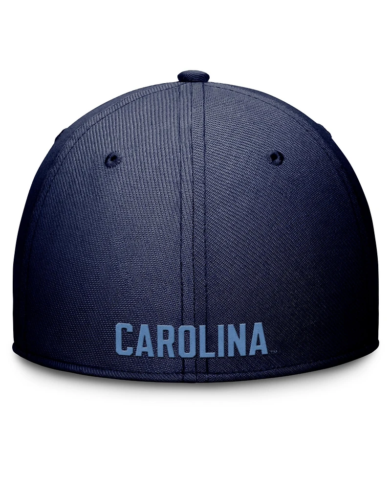 Jordan Men's Navy North Carolina Tar Heels Rise Swoosh Dri-fit Flex Hat