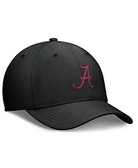 Nike Men's Black Alabama Crimson Tide Rise Swoosh Dri-fit Flex Hat