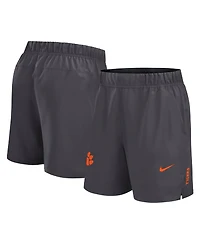 Nike Men's Gray Clemson Tigers Primetime Victory Dri-fit Shorts