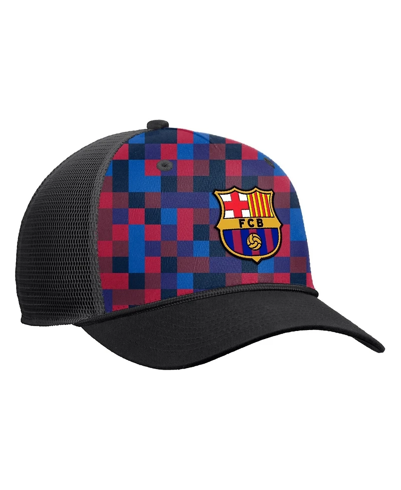Nike Men's Black Barcelona Rise Rope Trucker A-Frame Adjustable Hat