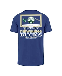 '47 Brand Men's ''47 Brand Royal Milwaukee Bucks City Edition Backboard T-Shirt