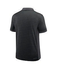Nike Men's Black Oregon Ducks 2026 Early Season Coaches Sideline Victory Stripe Dri-fit Polo Shirt