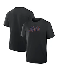 Fanatics Men's Black New York Mets Alternate Logo Legacy T-Shirt