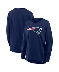 Fanatics Women's Navy New England Patriots Essential Long Sleeve T-Shirt