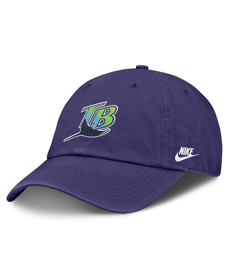 Nike Men's Purple Tampa Bay Rays Cooperstown Club Adjustable Hat