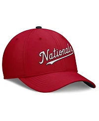 Nike Men's Red Washington Nationals Primetime Rise Dri-fit Flex Hat