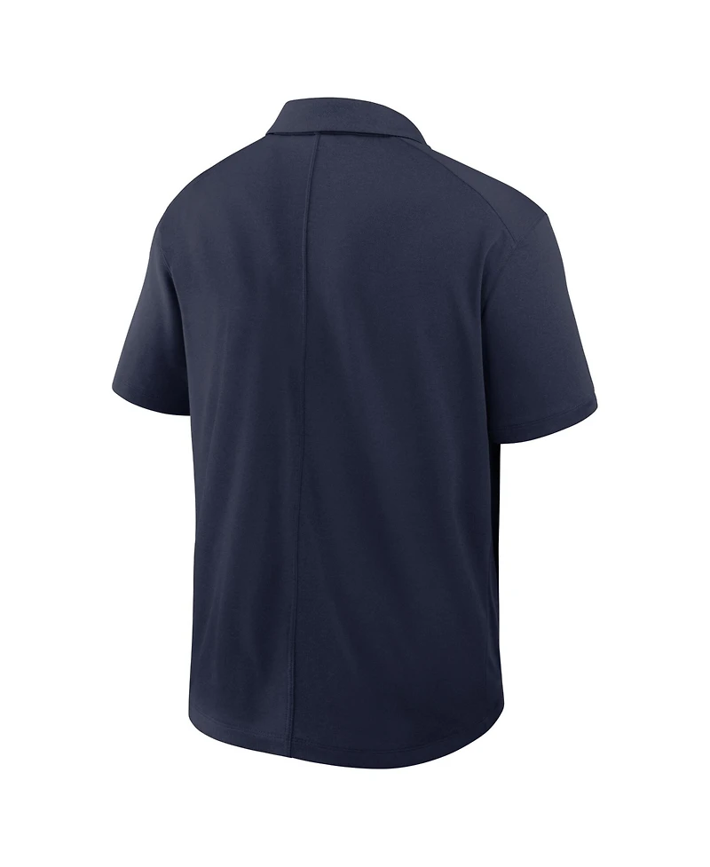 Jordan Men's Navy Michigan Wolverines Primetime Victory Plus Dri-fit Polo Shirt
