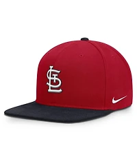 Nike Men's Red/Navy St. Louis Cardinals Primetime Pro Dri-fit Snapback Hat