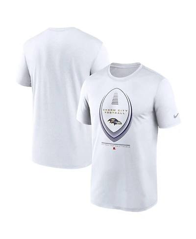 Nike Men's White Baltimore Ravens Legend Icon Dri-fit T-Shirt