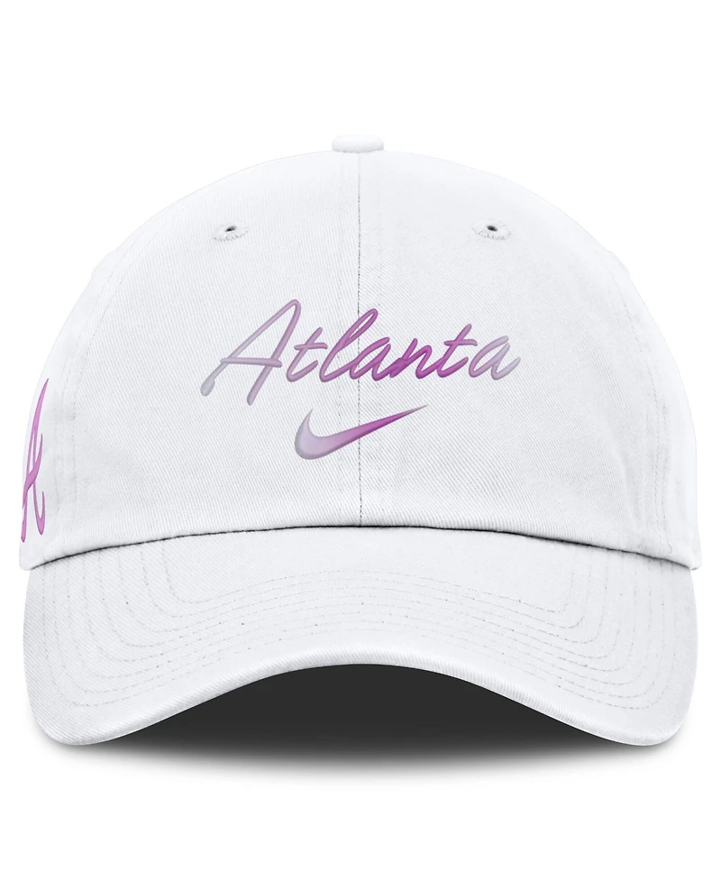 Nike Men's White Atlanta Braves Mother's Day Club Adjustable Hat