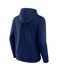 Logo Athletic Men's Navy Atlanta Braves Heart Soul Hoodie