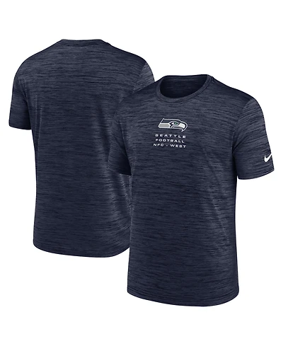 Nike Men's College Navy Seattle Seahawks Velocity Ball Carrier Dri-fit T-Shirt