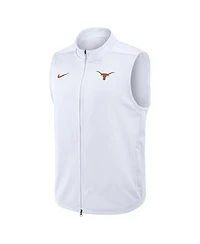 Nike Men's White Texas Longhorns Primetime Victory Therma-fit Full-Zip Vest