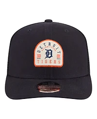 New Era Men's Navy Detroit Tigers Contest 9SEVENTY Adjustable Trucker Hat
