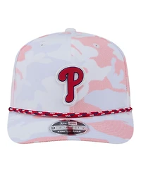 New Era Men's White Philadelphia Phillies Camo Rope 9SEVENTY Adjustable Hat