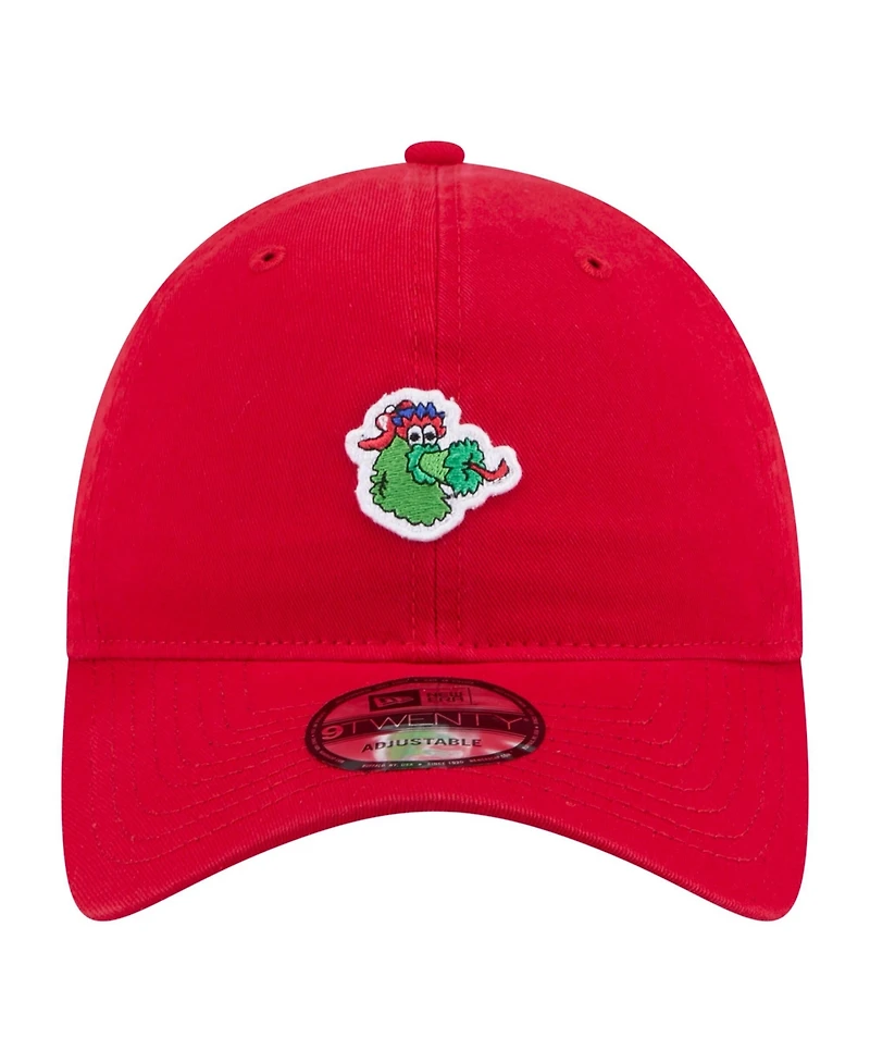 New Era Men's Red Philadelphia Phillies Mascot 9TWENTY Adjustable Hat