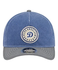 New Era Men's Royal/Gray Los Angeles Dodgers Felt M-Crown 9FORTY Adjustable Hat
