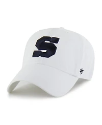 '47 Brand Men's White Penn State Nittany Lions Clean Up Adjustable Hat
