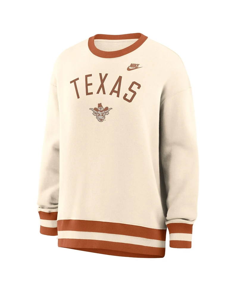 Nike Women's Texas Longhorns Legacy Phoenix Oversized Fleece Sweatshirt