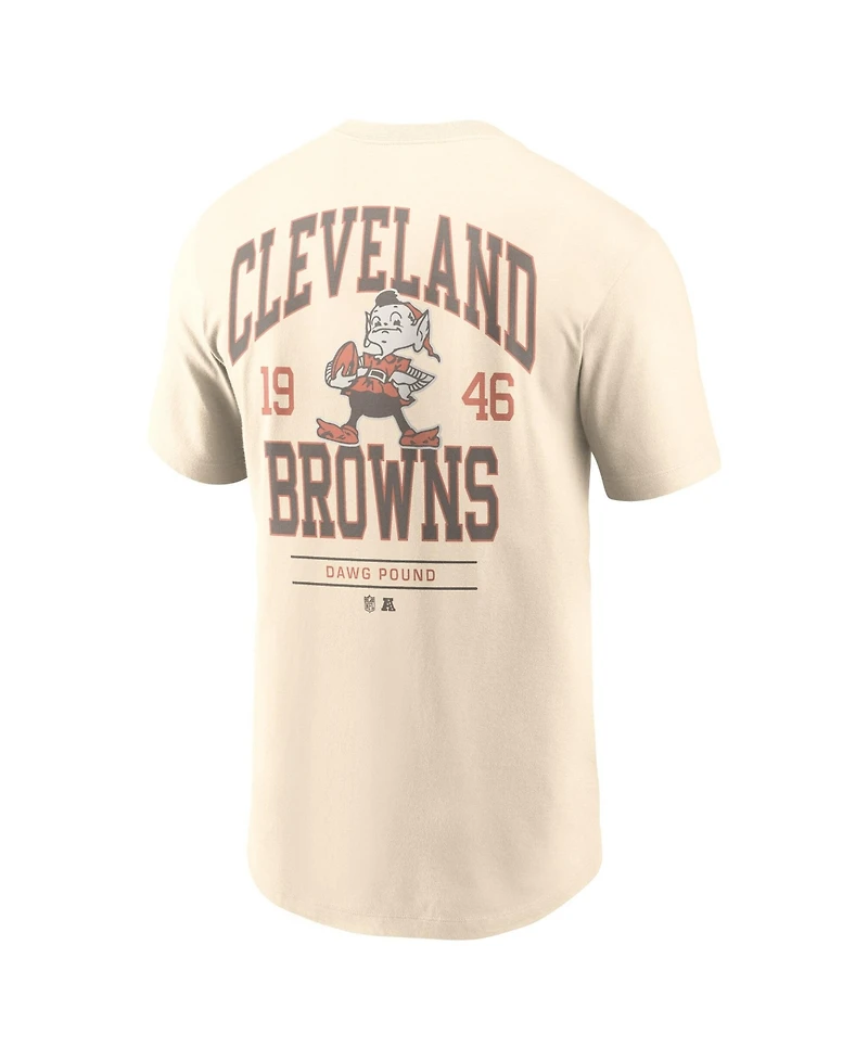 Nike Men's Natural Cleveland Browns Freestyle Essential T-Shirt