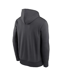 Nike Men's Charcoal Los Angeles Rams Toss Sweep Therma-fit Hoodie
