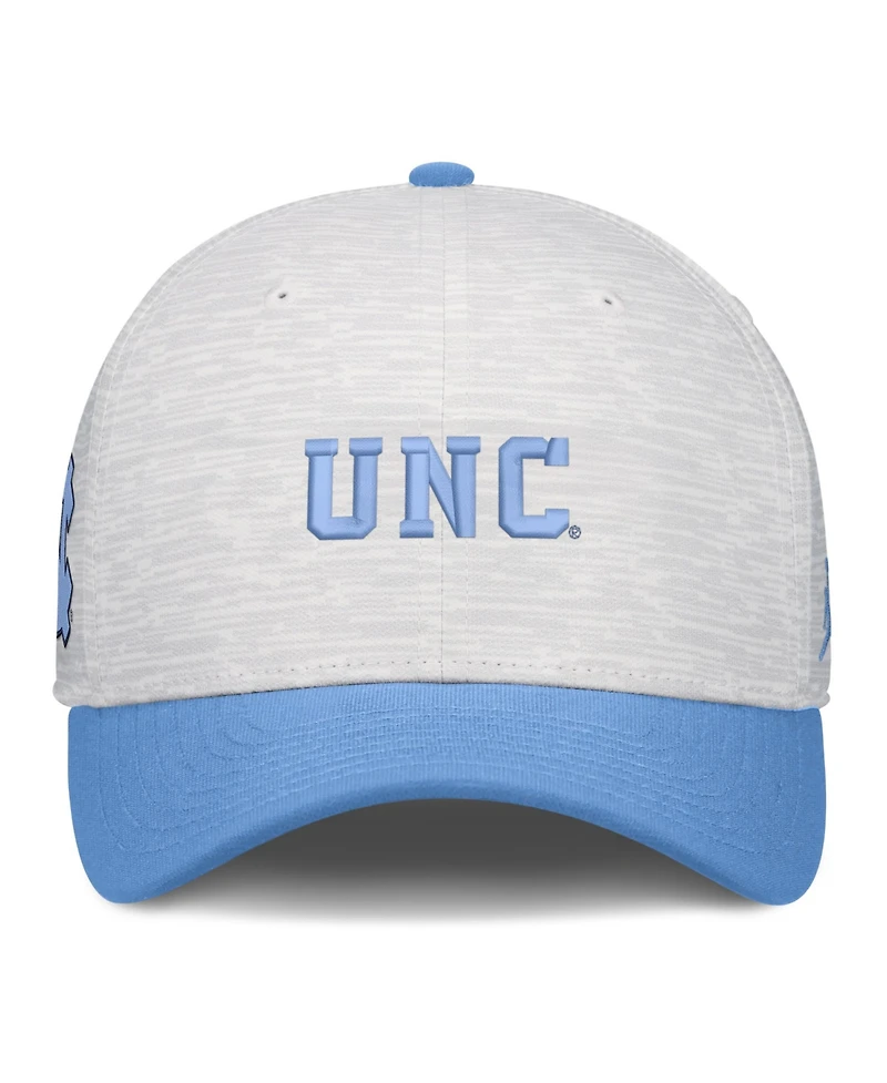 Jordan Men's and Women's White/Carolina Blue North Carolina Tar Heels Primetime Rise Adjustable Hat