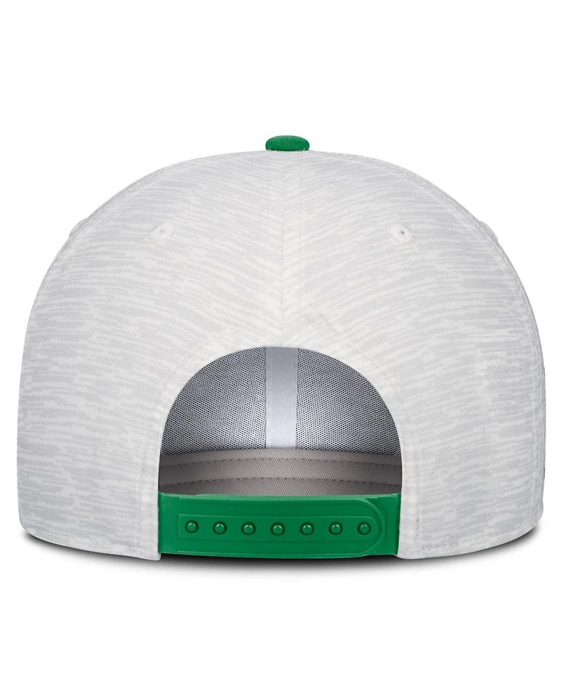 Nike Men's and Women's White/Green Oregon Ducks Primetime Rise Adjustable Hat