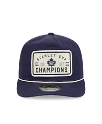 New Era Men's Navy Toronto Maple Leafs Throwback Stanley Cup Champions Side Patch 19TWENTY Adjustable Hat