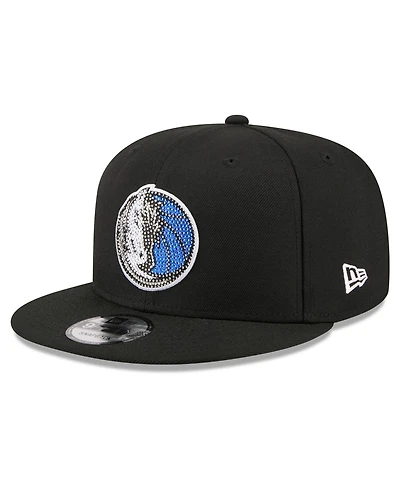 New Era Men's Black Dallas Mavericks 2026 Nba Draft Crystal 9FIFTY Snapback Hat