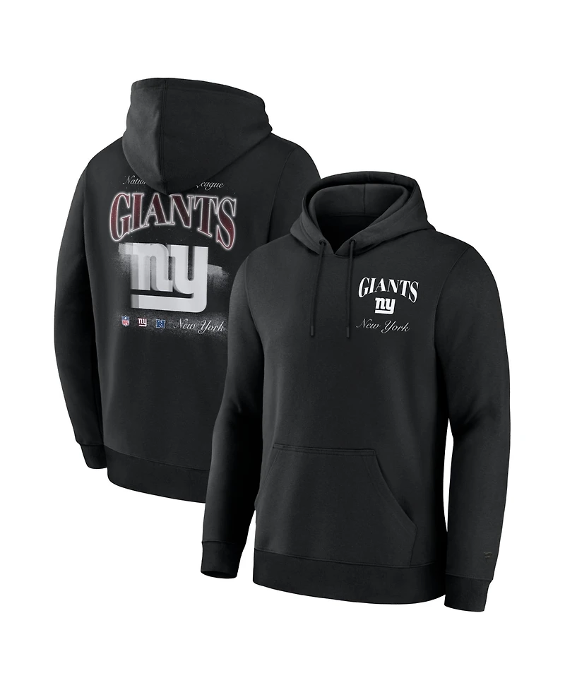 Fanatics Men's Black New York Giants Nightfall Long Sleeve Fleece Hoodie