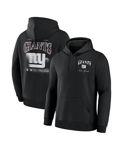 Fanatics Men's Black New York Giants Nightfall Long Sleeve Fleece Hoodie