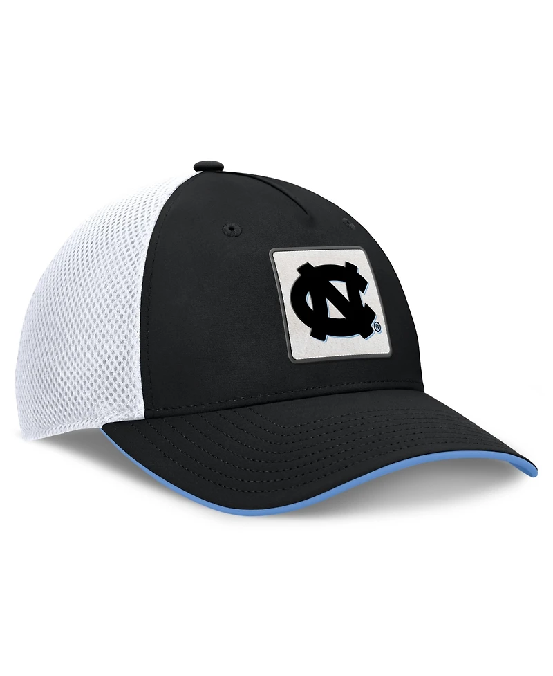 Fanatics Men's Black North Carolina Tar Heels 5-Panel Matter Flex Hat
