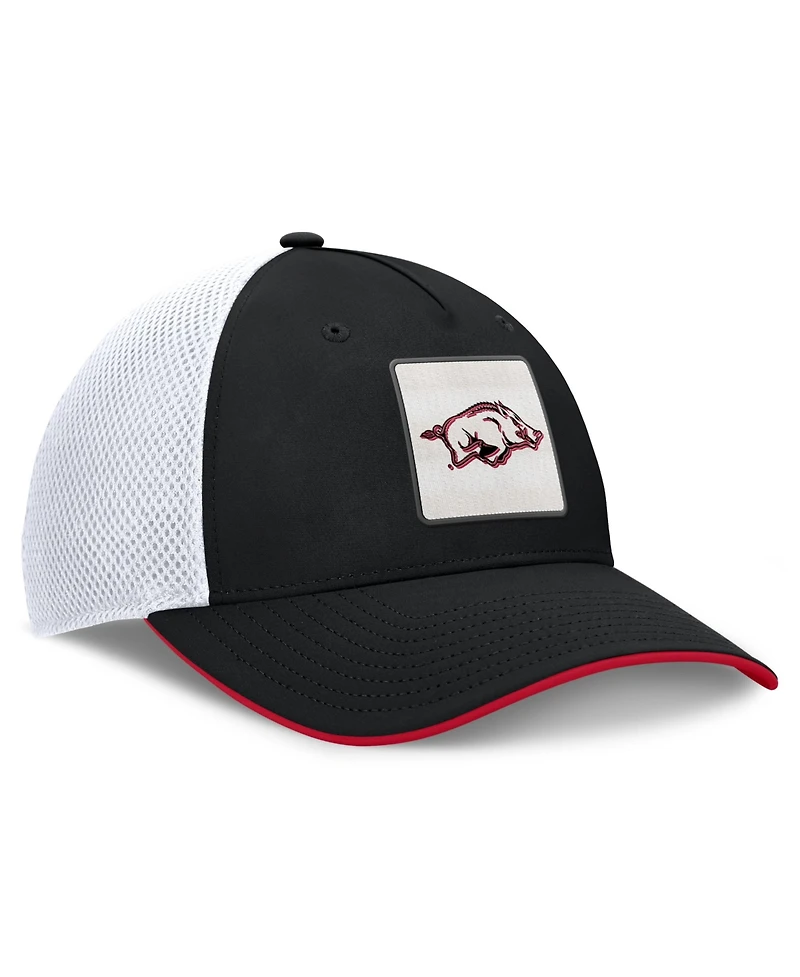 Fanatics Men's Black Arkansas Razorbacks 5-Panel Matter Flex Hat